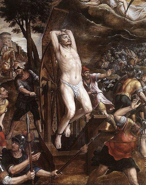 The Torture of St George., Michiel Coxie